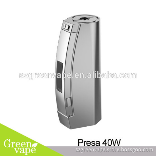 New arrival!! WISMEC Presa 40W 2600mAh MOD VV VW Battery 2015 new vape mod Wismec Presa